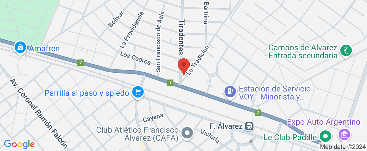 Mapa de la ubicación