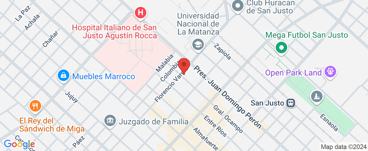 Mapa de la ubicación