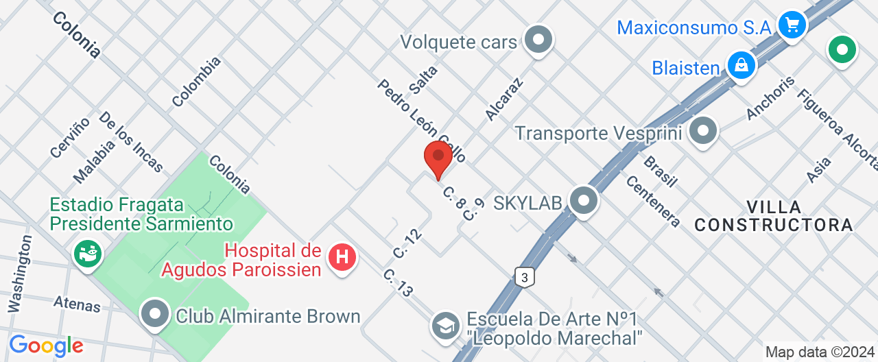 Mapa de la ubicación