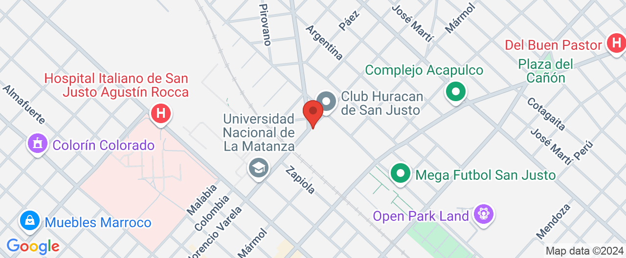 Mapa de la ubicación