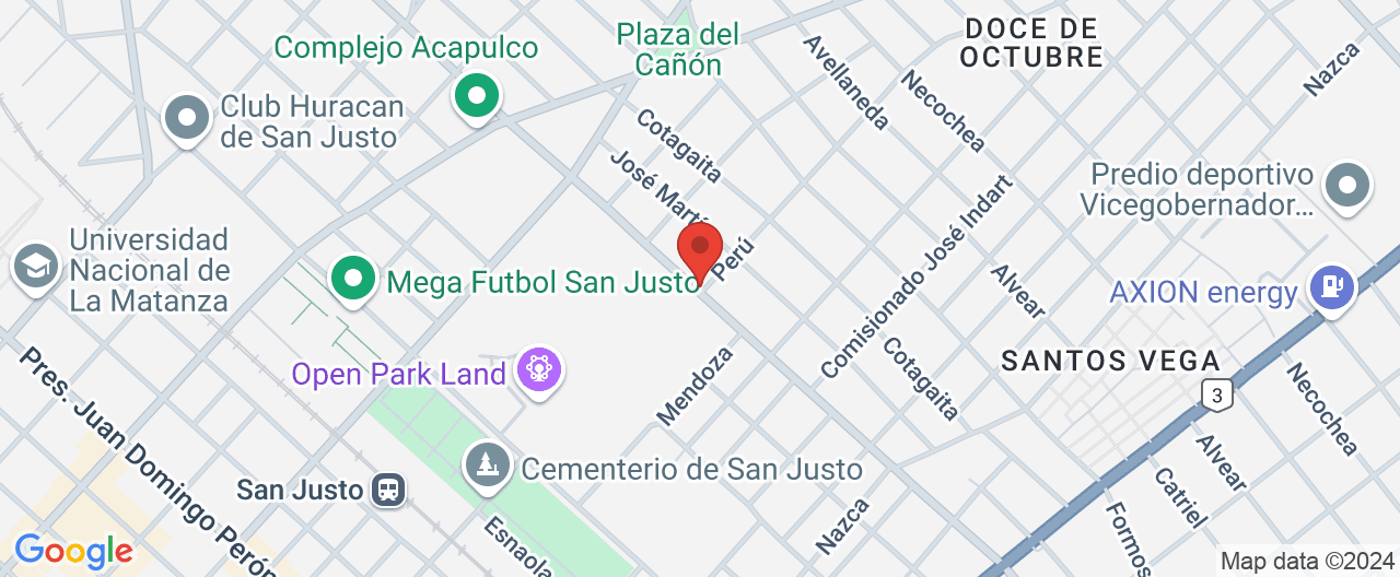 Mapa de la ubicación