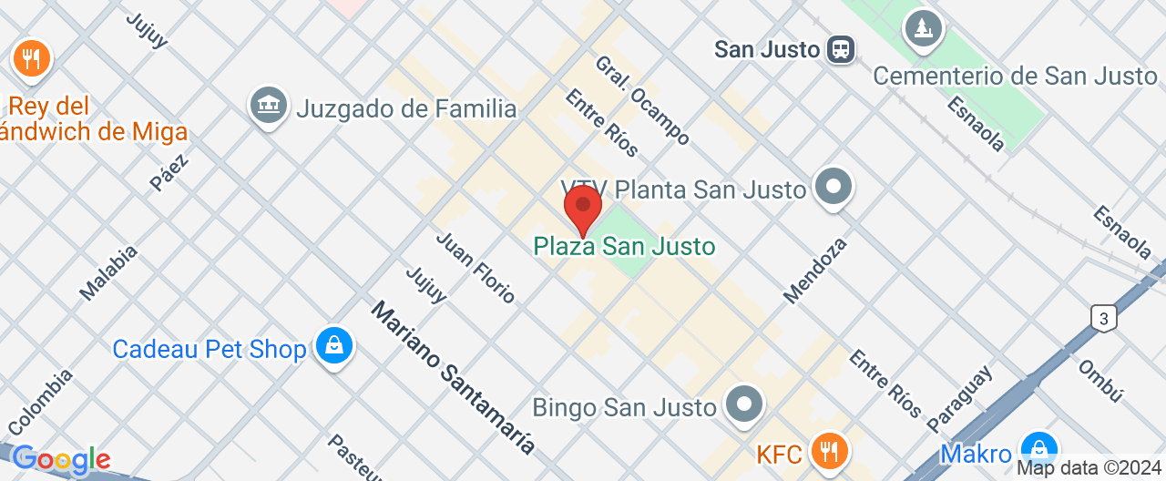 Mapa de la ubicación