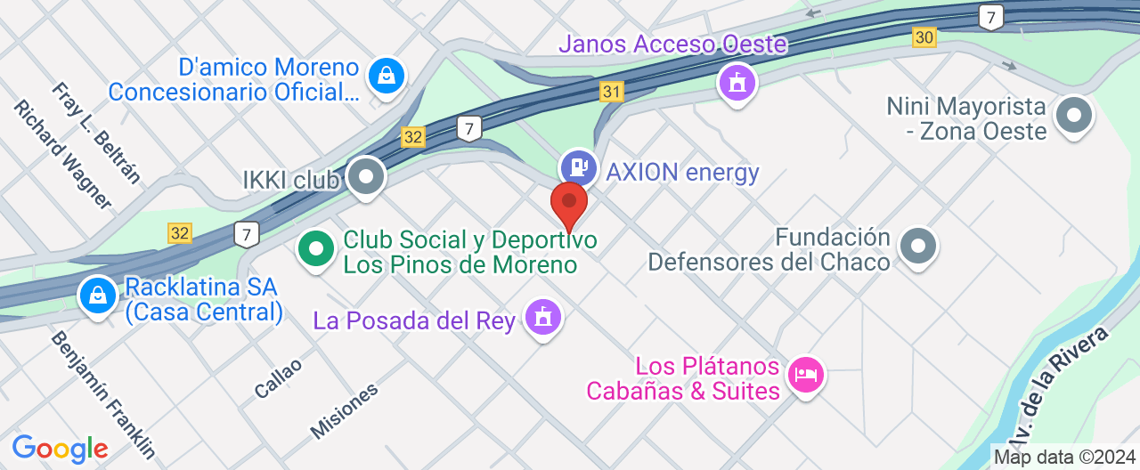 Mapa de la ubicación