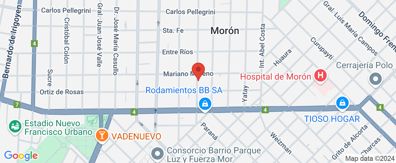 Mapa de la ubicación