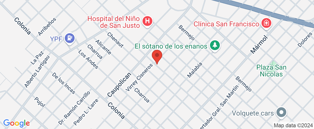 Mapa de la ubicación