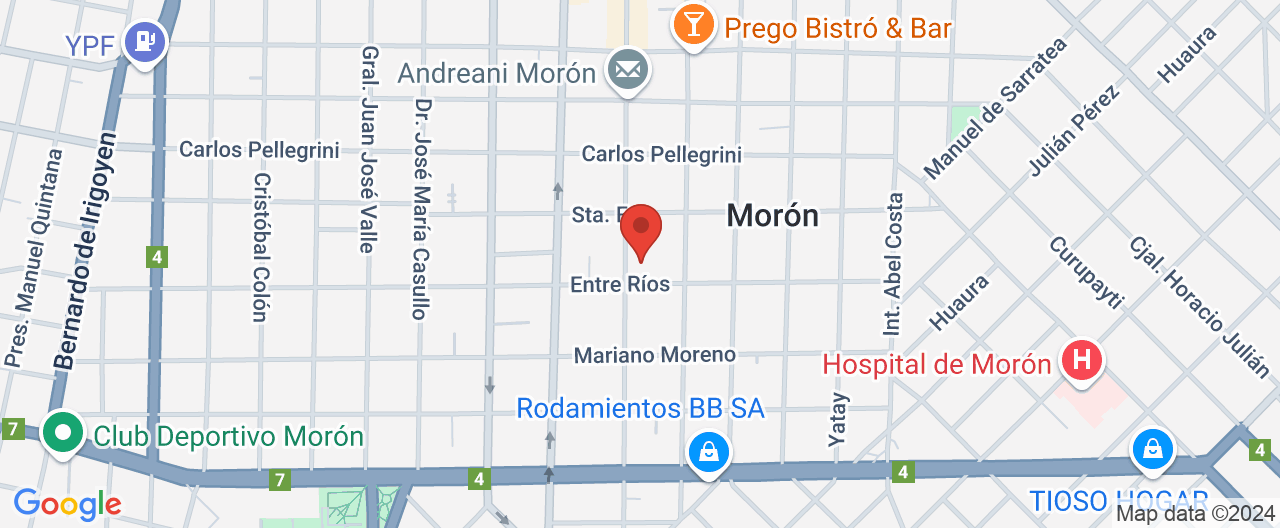 Mapa de la ubicación