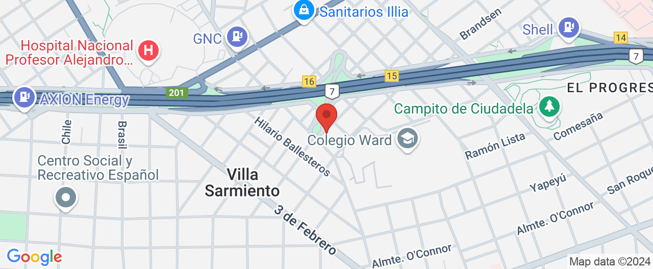 Mapa de la ubicación