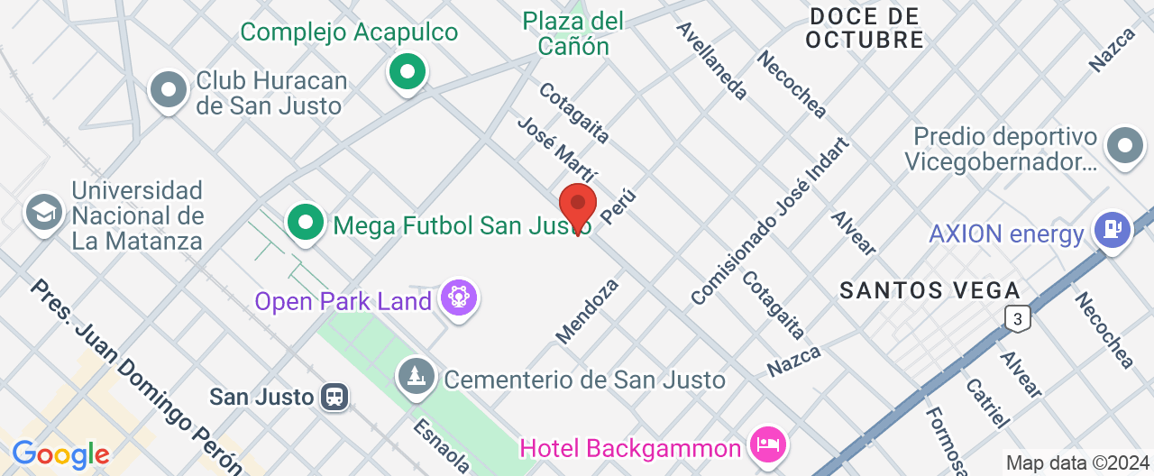 Mapa de la ubicación