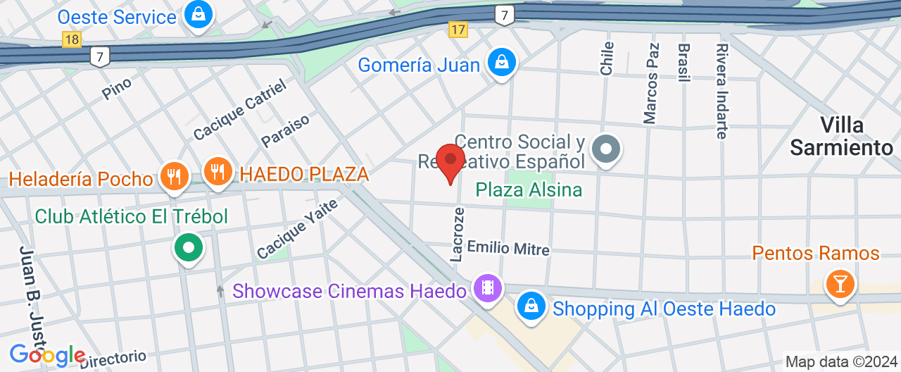 Mapa de la ubicación