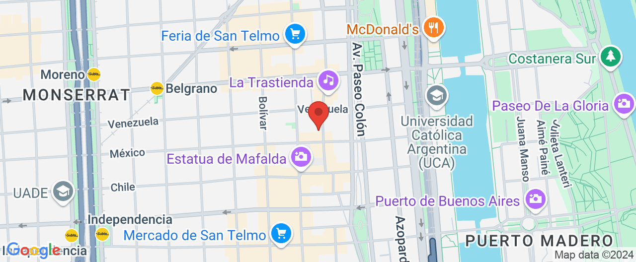 Mapa de la ubicación
