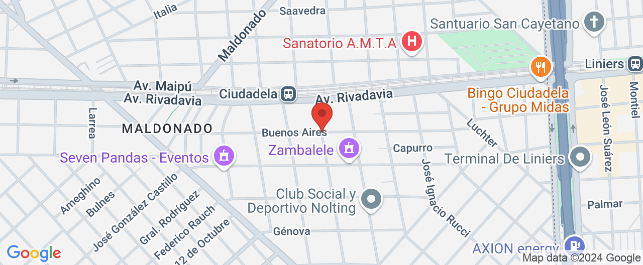 Mapa de la ubicación