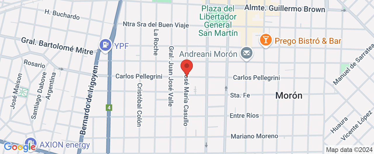 Mapa de la ubicación