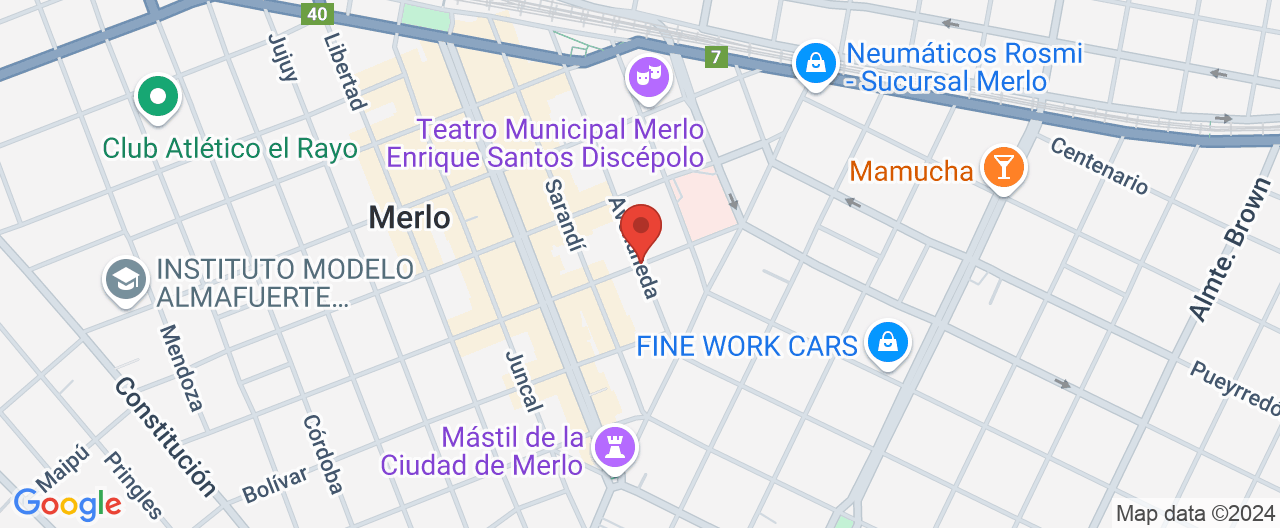 Mapa de la ubicación