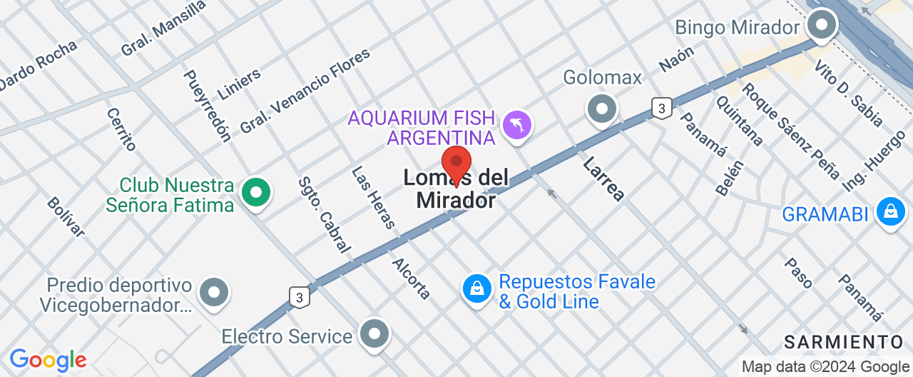 Mapa de la ubicación