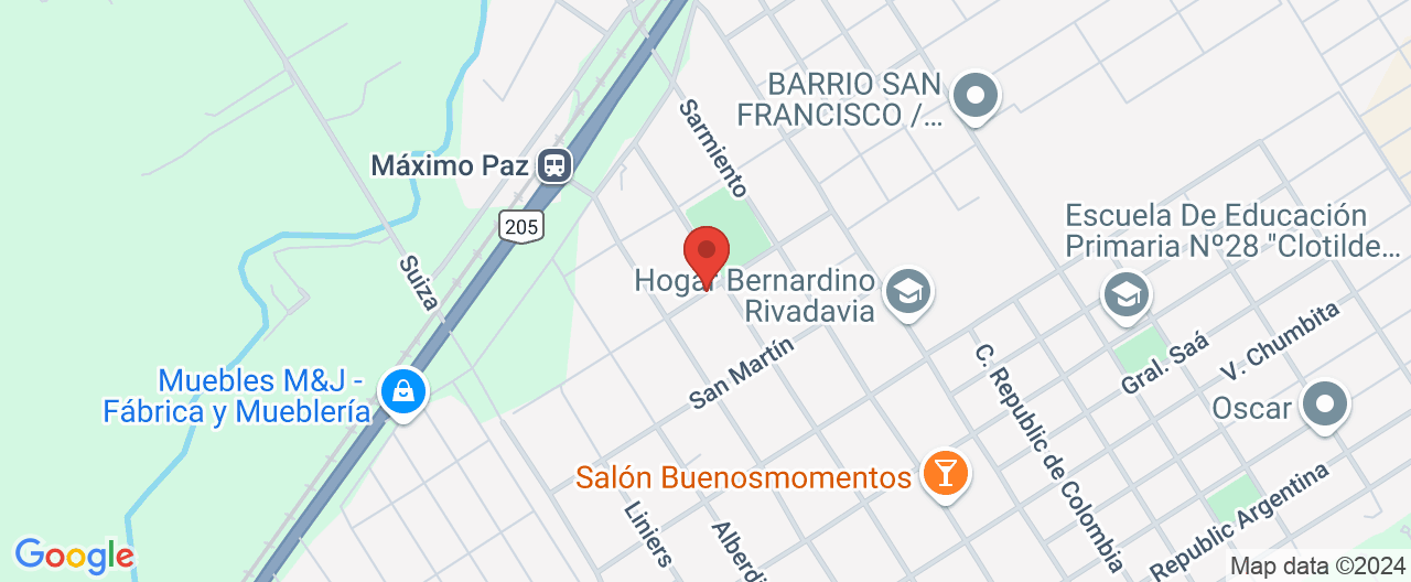 Mapa de la ubicación