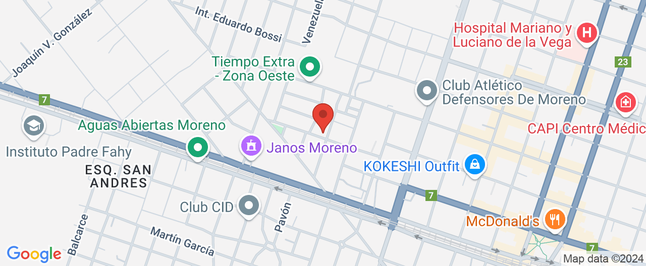 Mapa de la ubicación