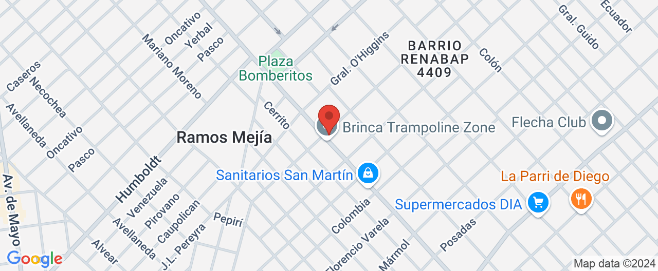 Mapa de la ubicación