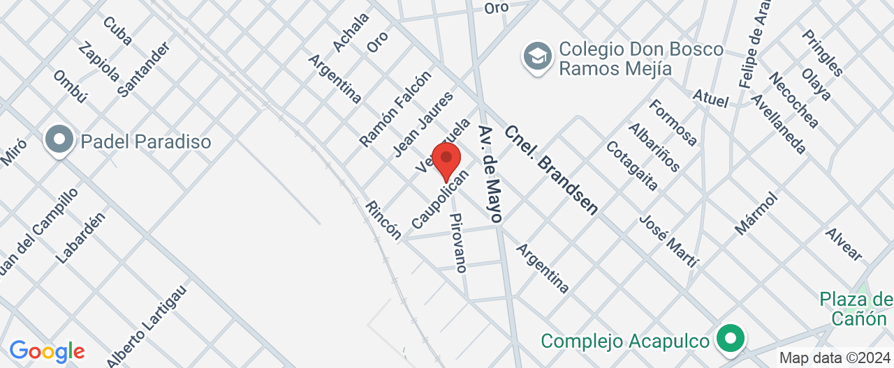 Mapa de la ubicación