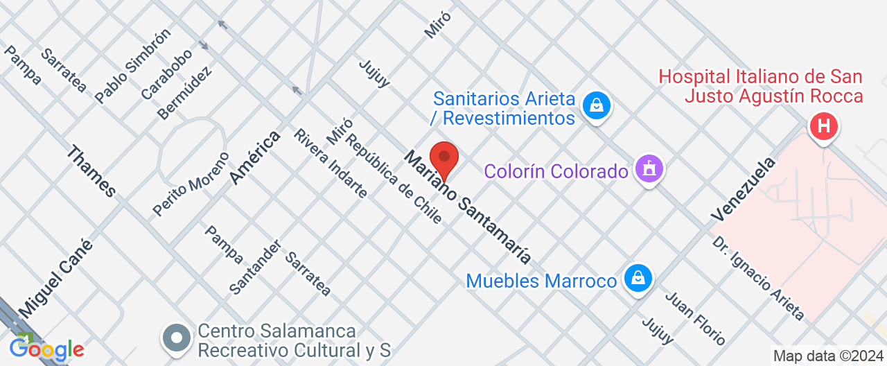 Mapa de la ubicación