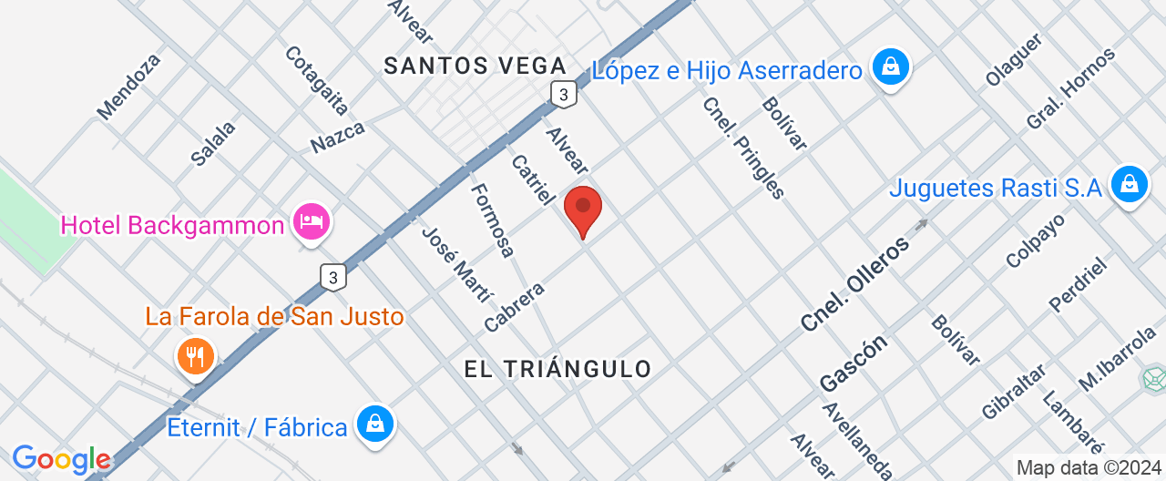 Mapa de la ubicación