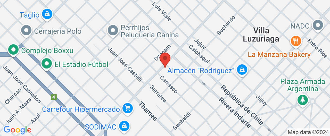 Mapa de la ubicación