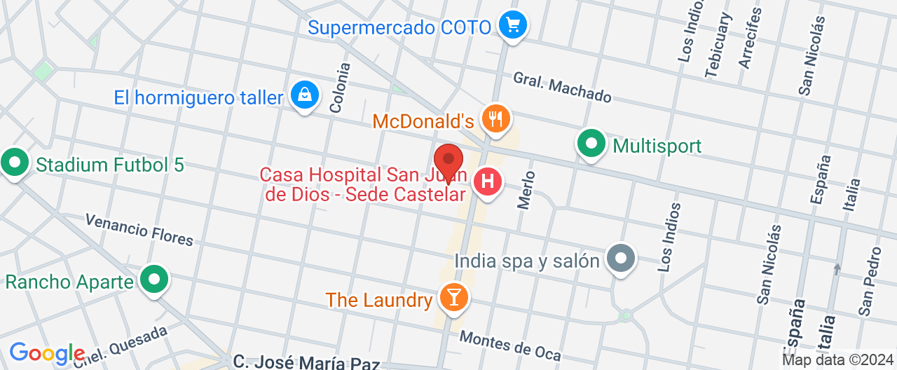 Mapa de la ubicación