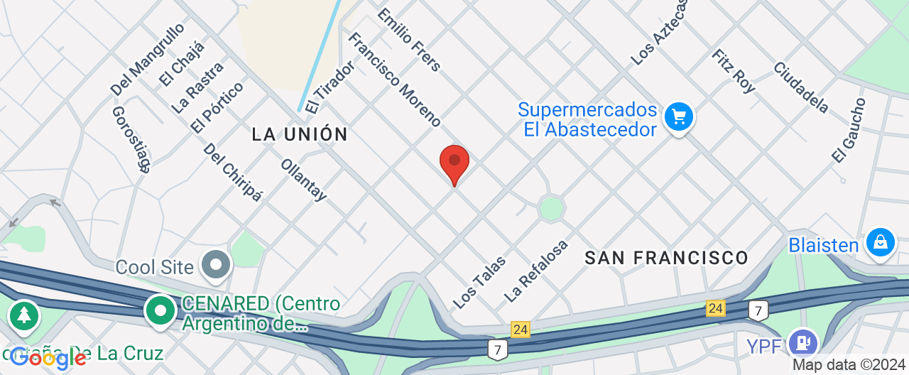 Mapa de la ubicación