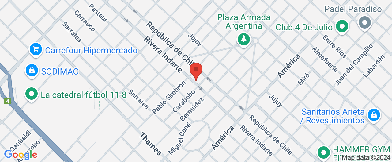 Mapa de la ubicación