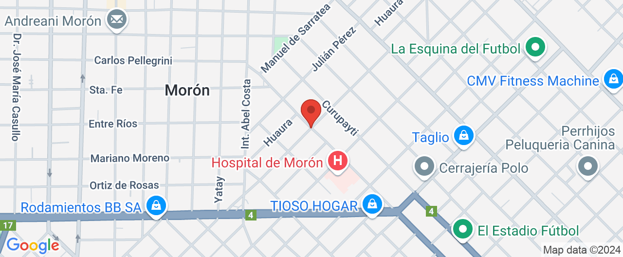 Mapa de la ubicación