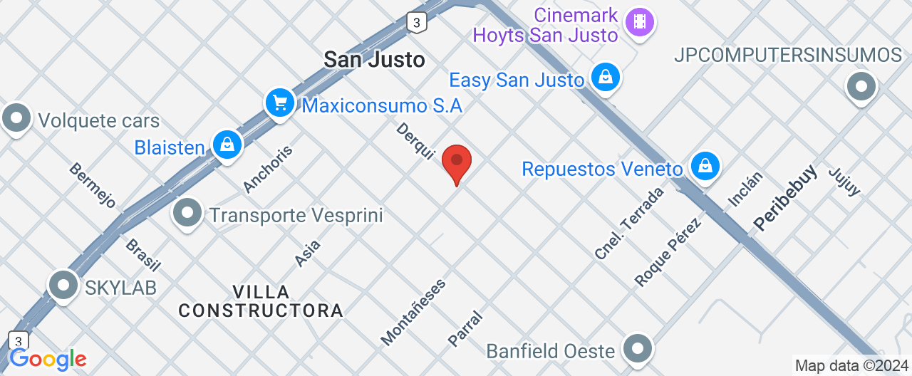 Mapa de la ubicación