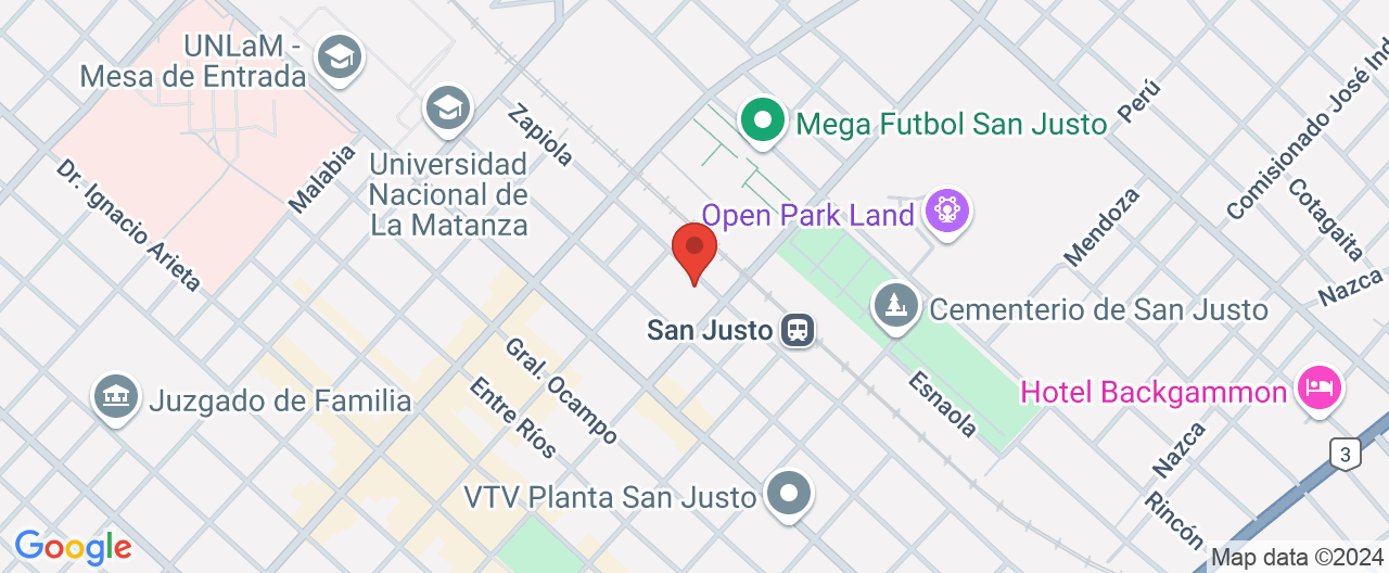 Mapa de la ubicación