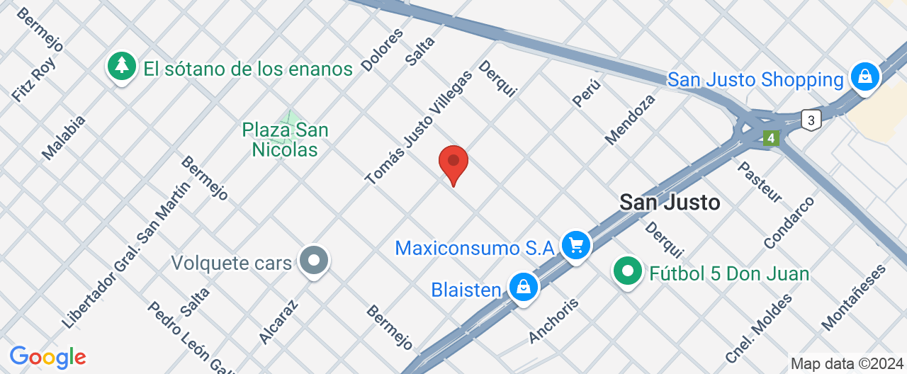 Mapa de la ubicación