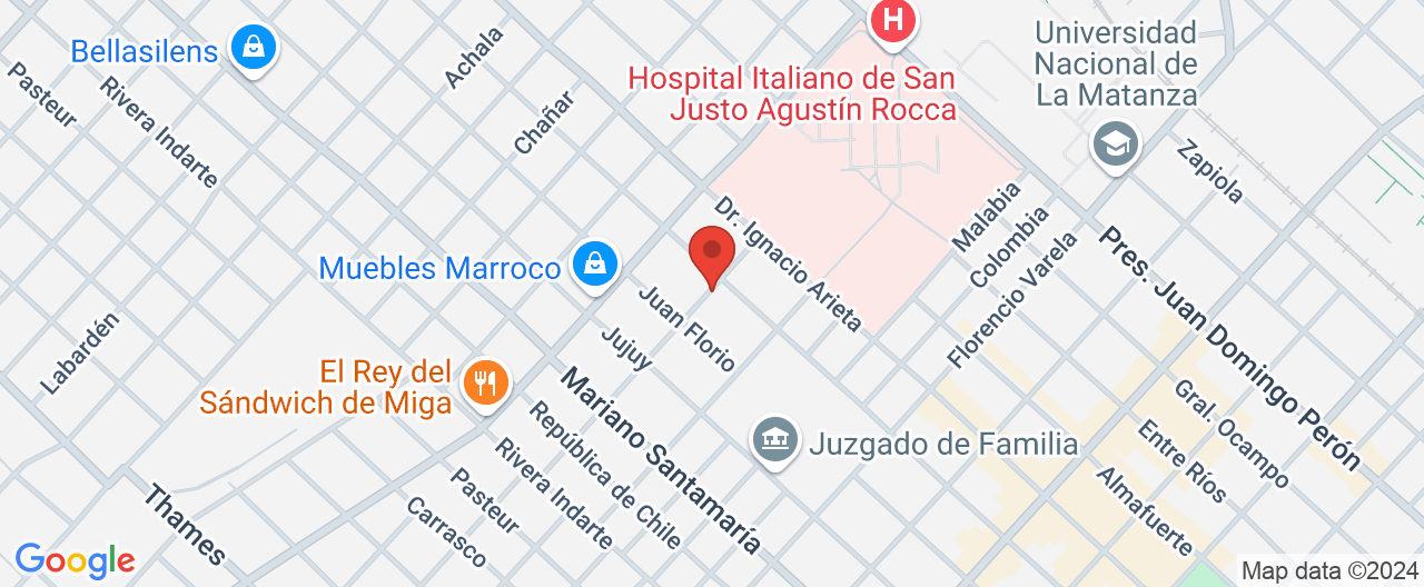 Mapa de la ubicación