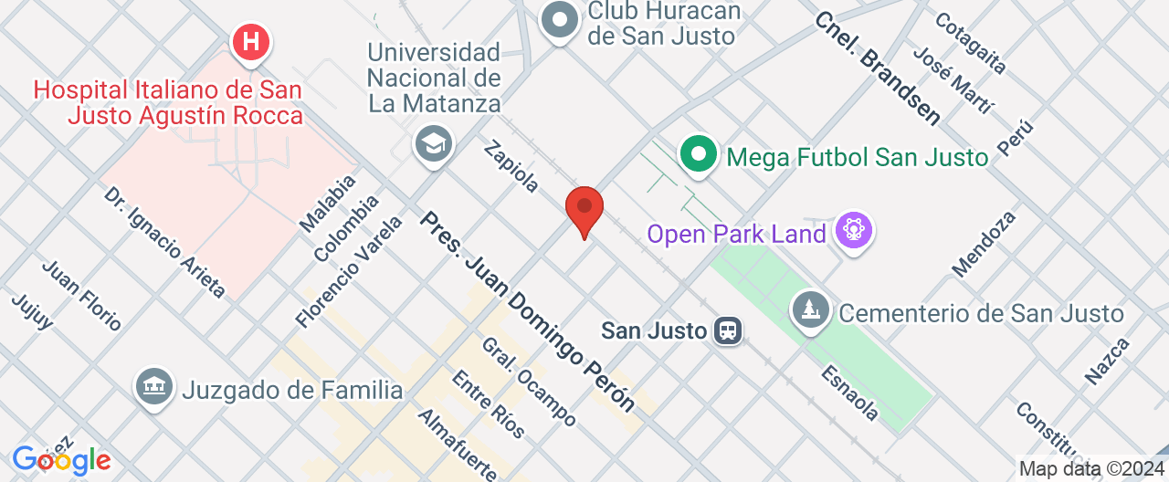 Mapa de la ubicación