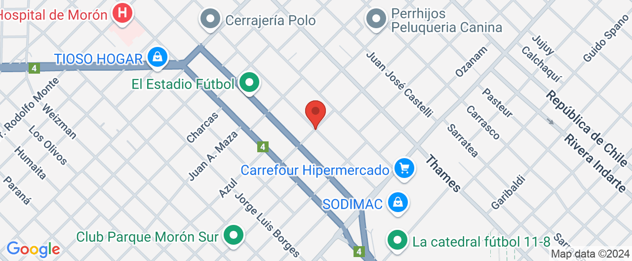 Mapa de la ubicación