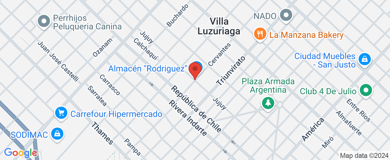 Mapa de la ubicación