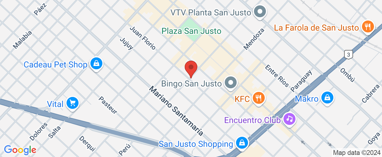 Mapa de la ubicación