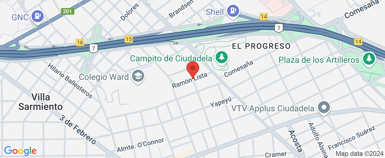 Mapa de la ubicación