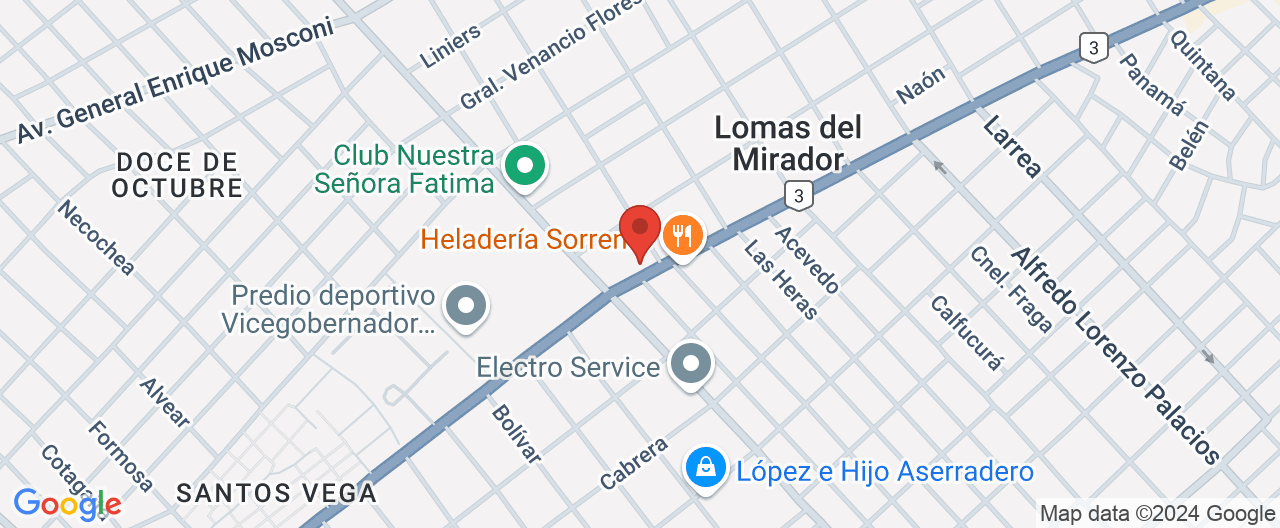 Mapa de la ubicación