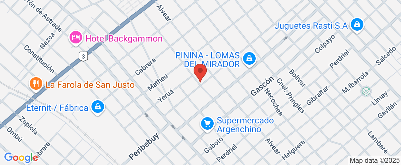 Mapa de la ubicación
