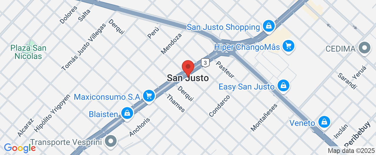 Mapa de la ubicación