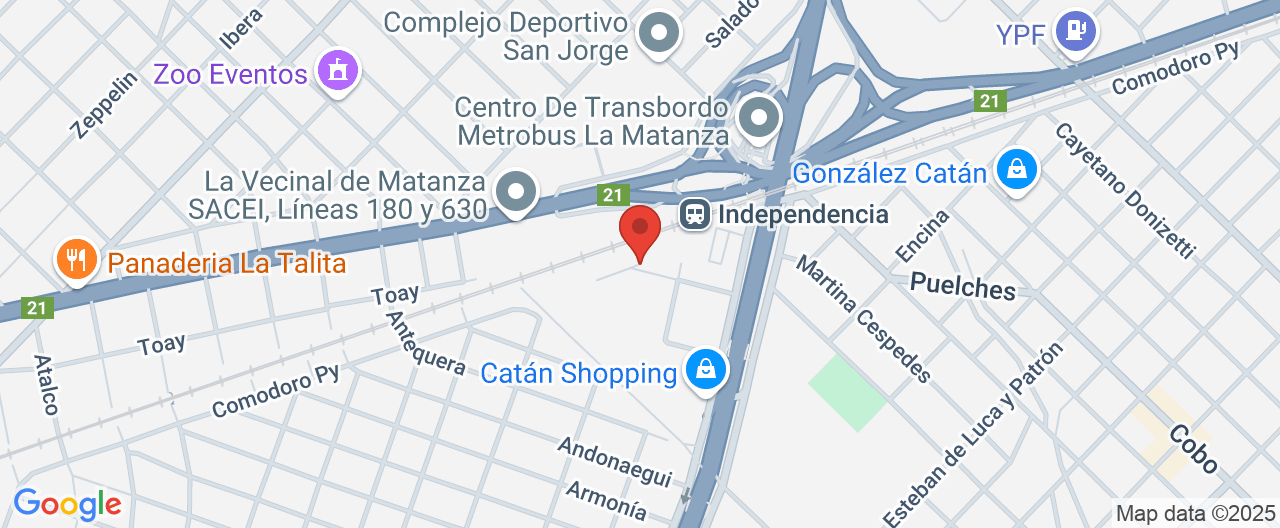 Mapa de la ubicación