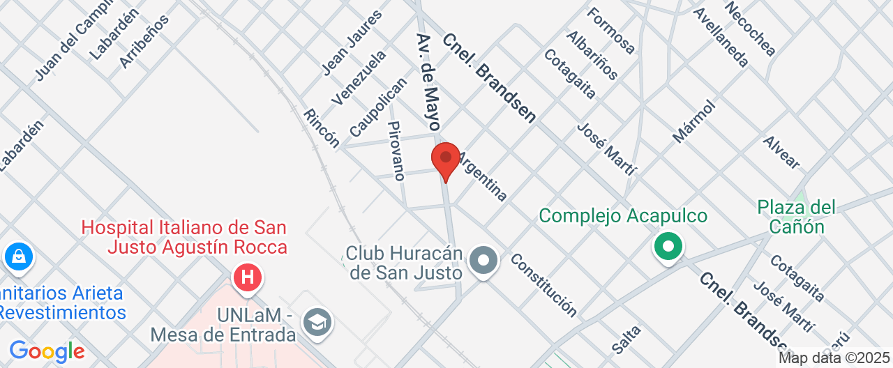 Mapa de la ubicación