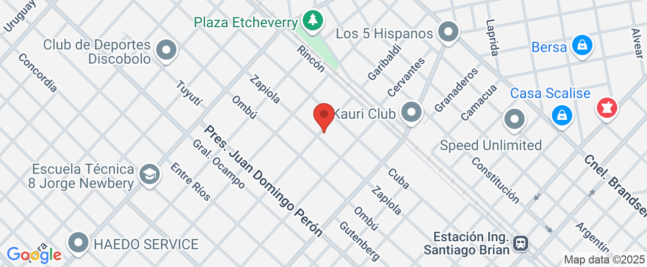 Mapa de la ubicación