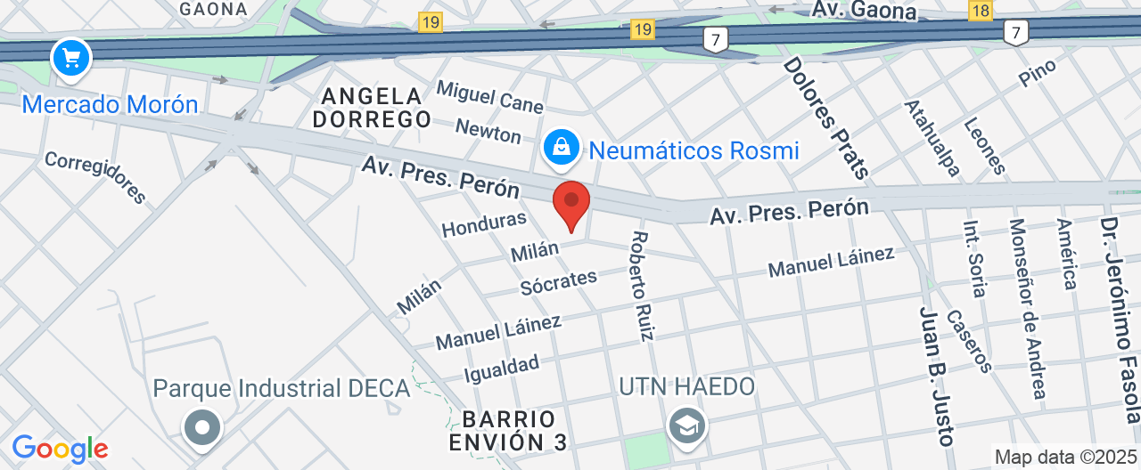 Mapa de la ubicación