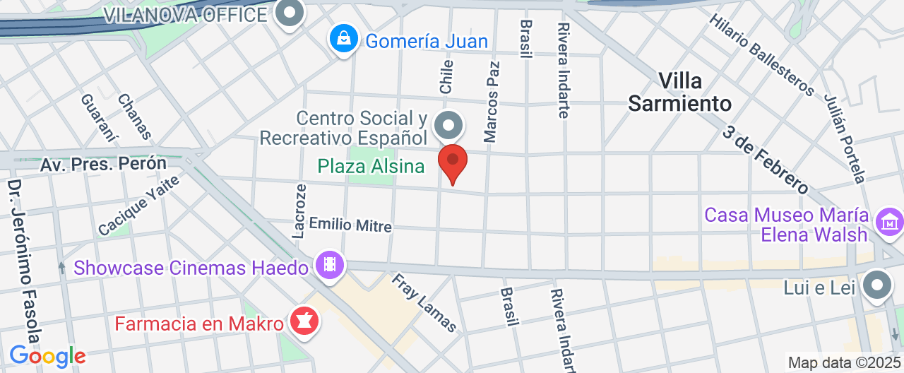 Mapa de la ubicación