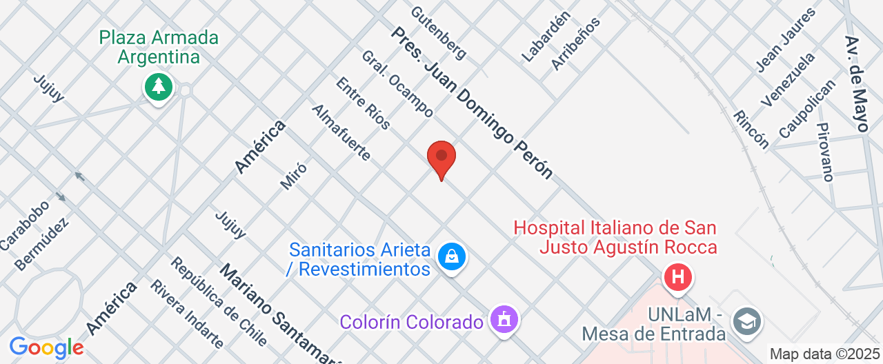 Mapa de la ubicación
