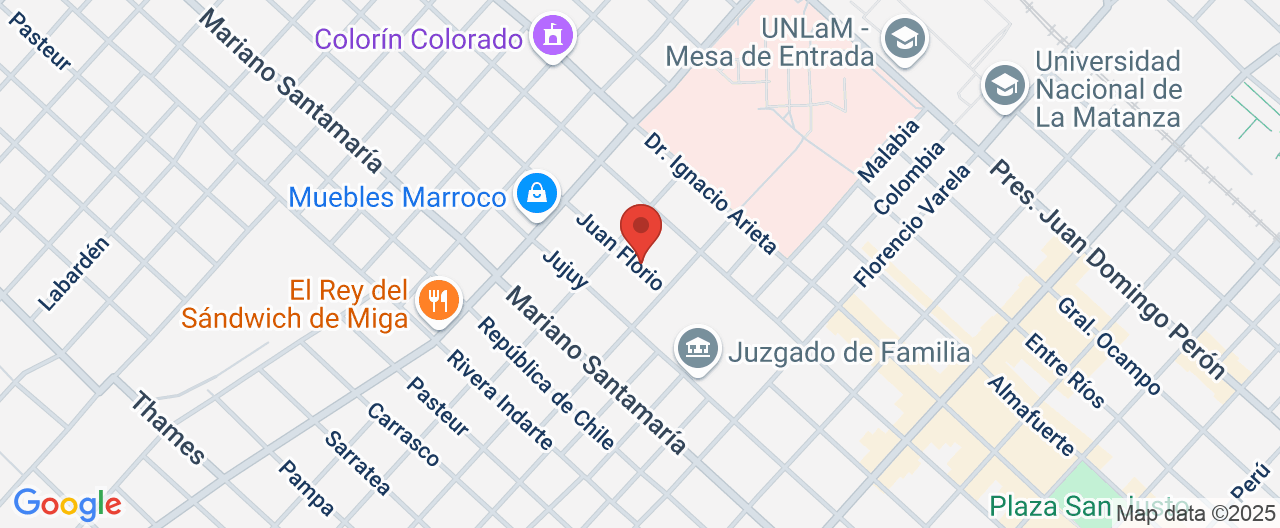 Mapa de la ubicación