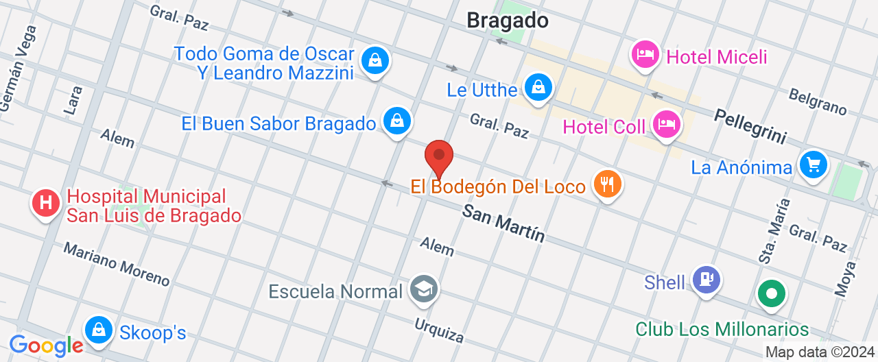 Mapa de la ubicación