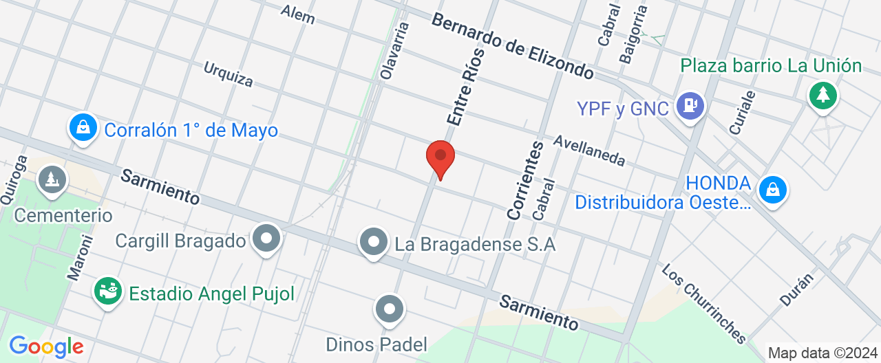 Mapa de la ubicación